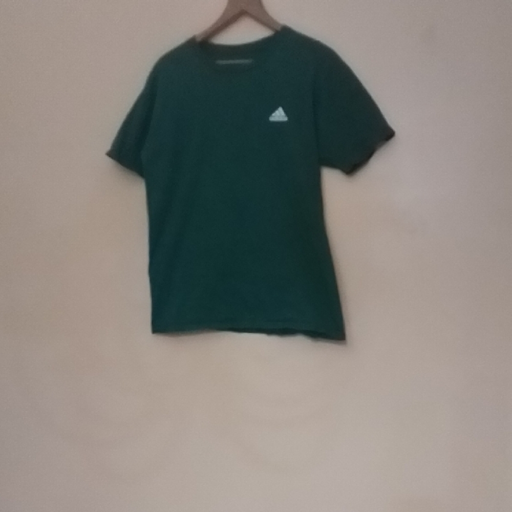 Adidas Primary Green Tee, Sz M